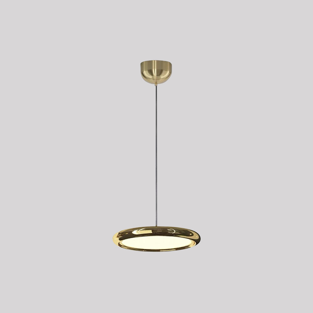 Arisha Modern LED Pendelleuchte Ring Esstisch, 3 Farbe, Metall Acryl