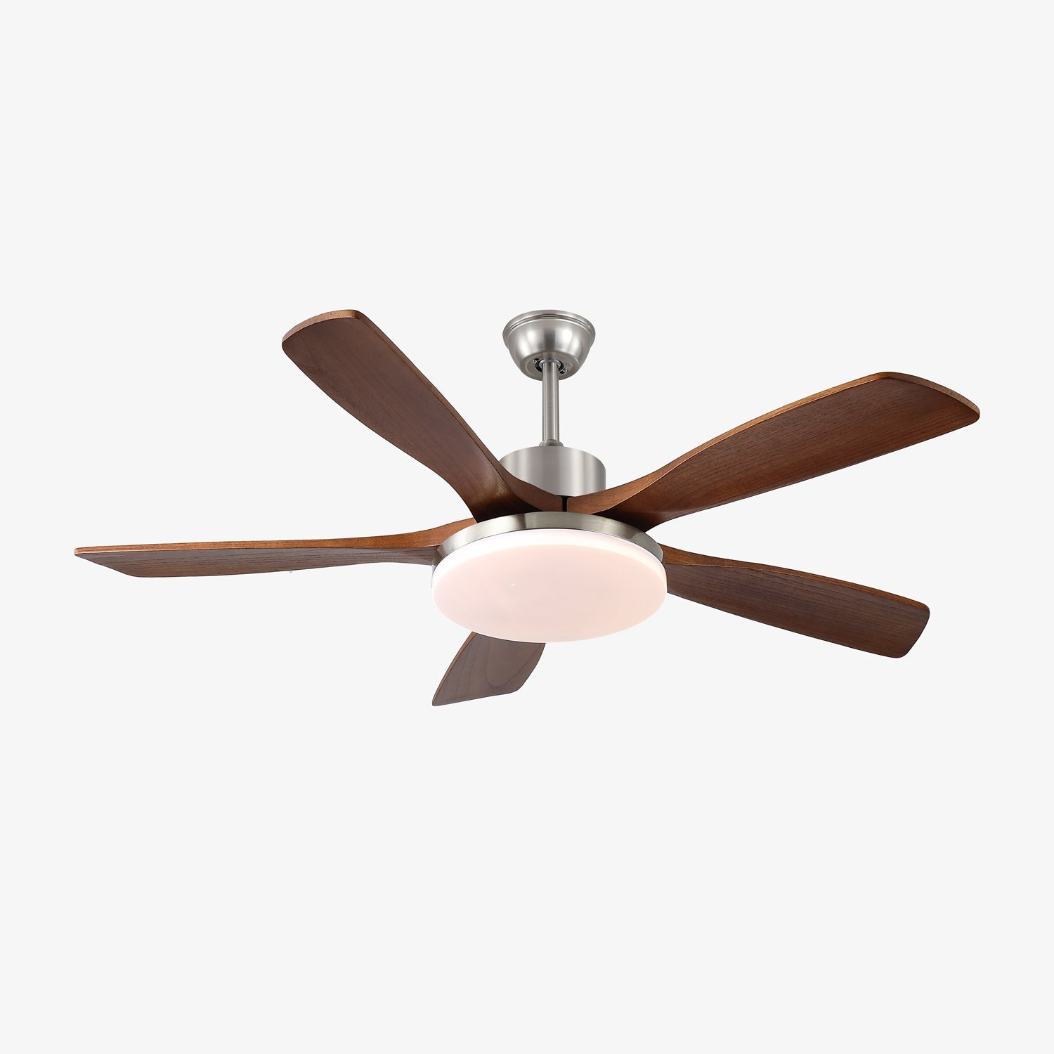Orvian Deckenventilatorleuchte, die ihre gesamte Ästhetik präsentiert