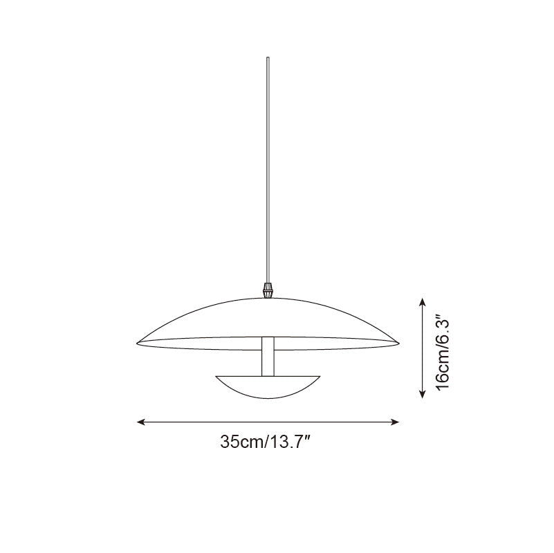Pylos Pendelleuchte Modern Minimalistisch Kuppel-Letslighting