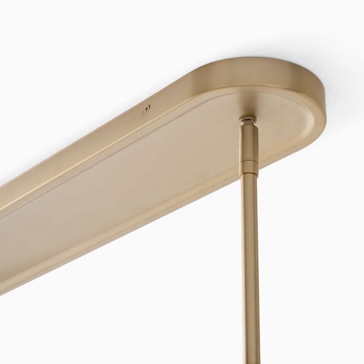 Design des Kronleuchters mit klaren Linien