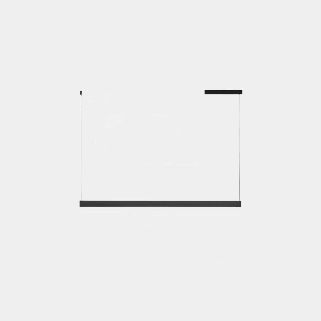 Pendelleuchte Büro/Insel Linear LED Dimmbar Up&Down, Schwarz