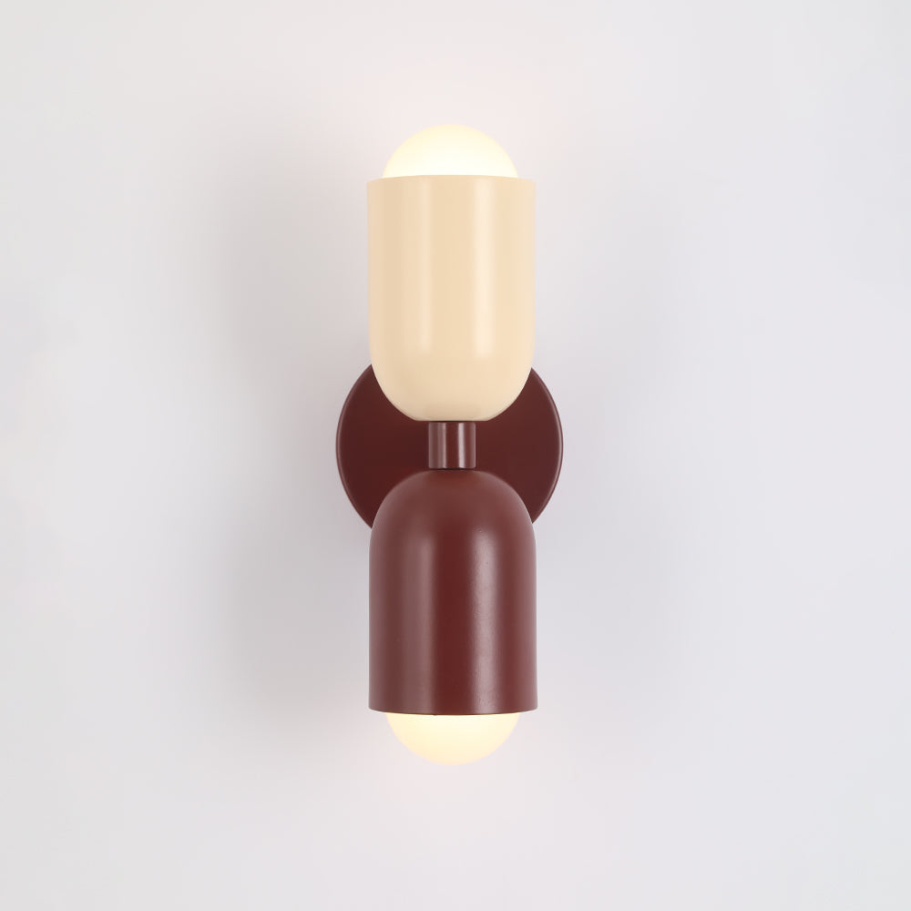 Aria  Wandleuchte 2 Flamming  Modern LED Schwarz Innen/Flur