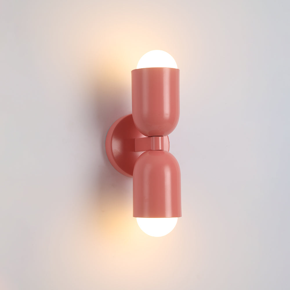 Aria  Wandleuchte 2 Flamming  Modern LED Schwarz Innen/Flur
