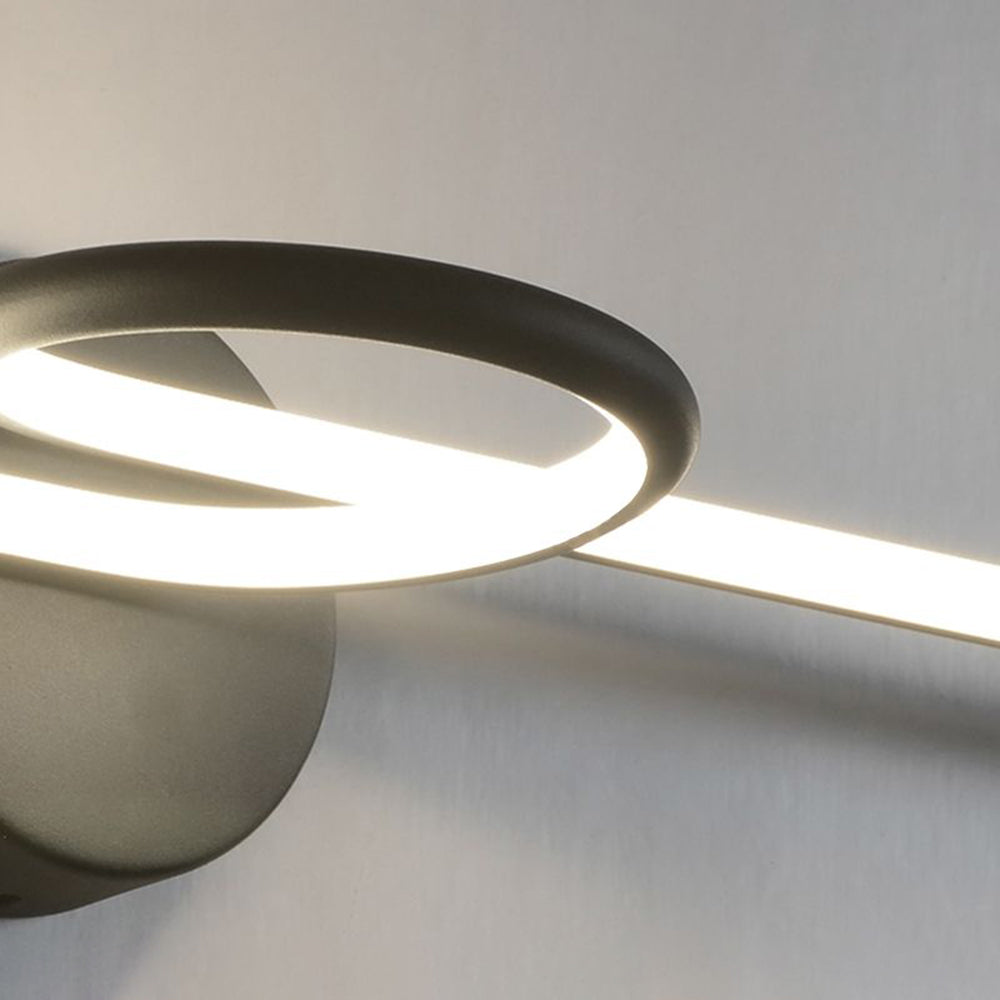 Arisha Minimalistische LED Wandleuchte Wohn/Esszimmer Schwarz/Weiß