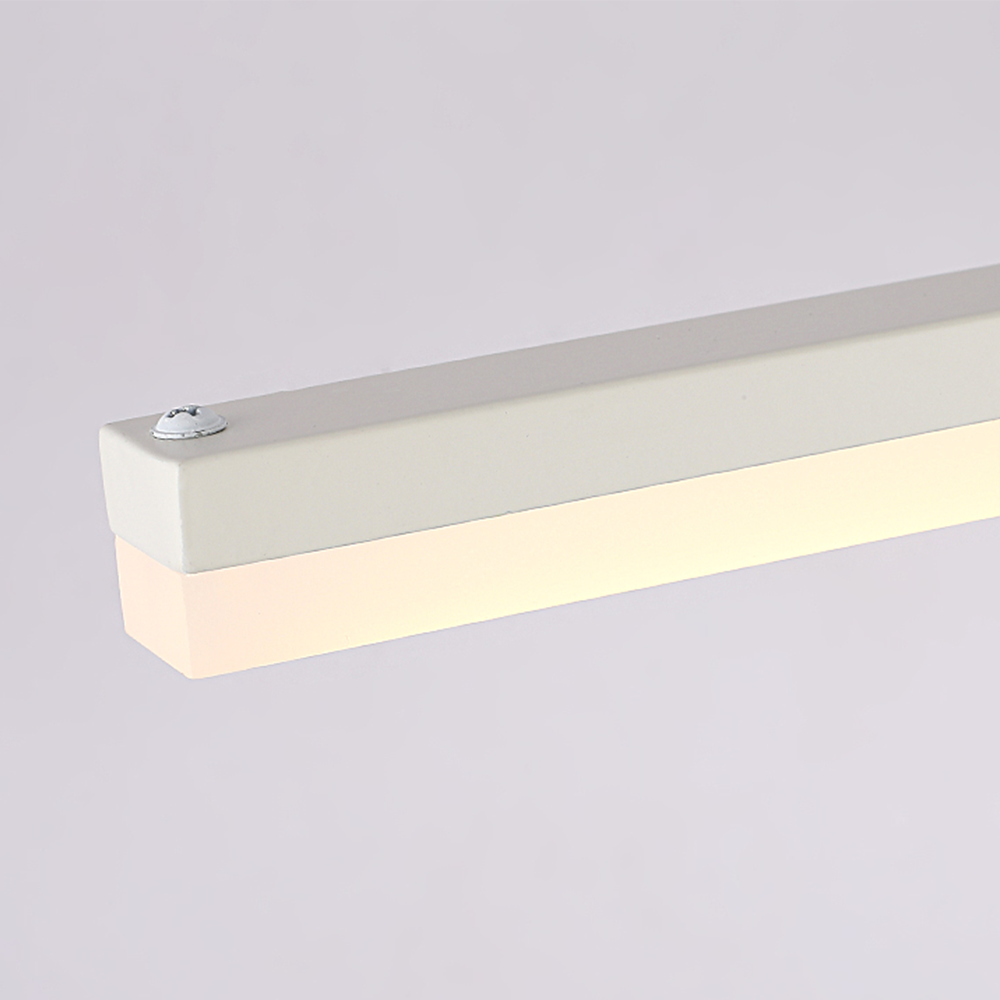 Arisha Modern Lineare LED Wandleuchte Schwarz/Weiß Bad/Wohnzimmer Metall-Letslighting