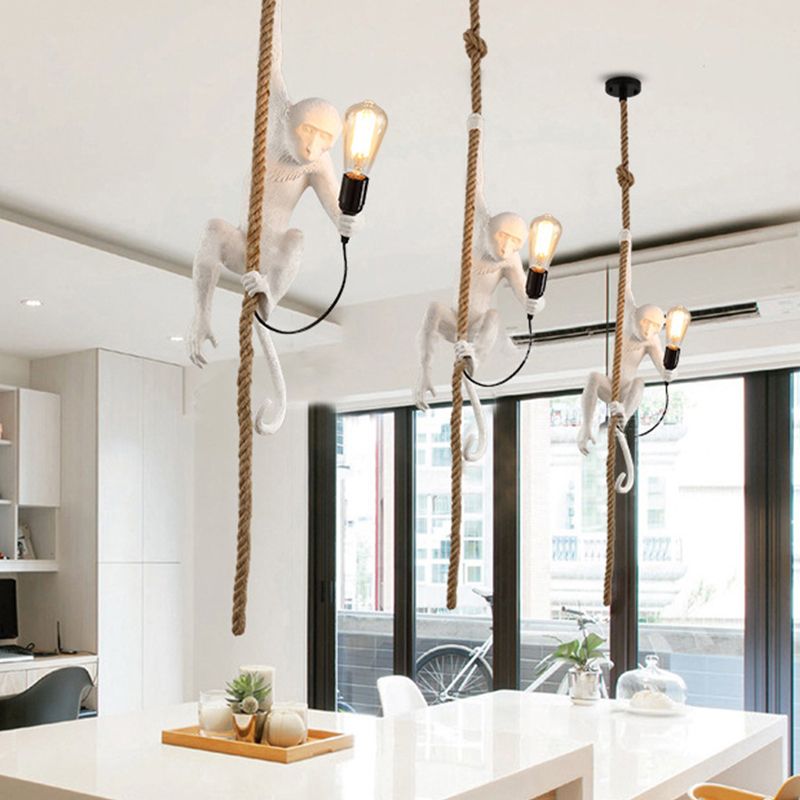 Silva Retro LED Pendelleuchte Harz Wohnzimmer Esszimmer Schlafzimmer
