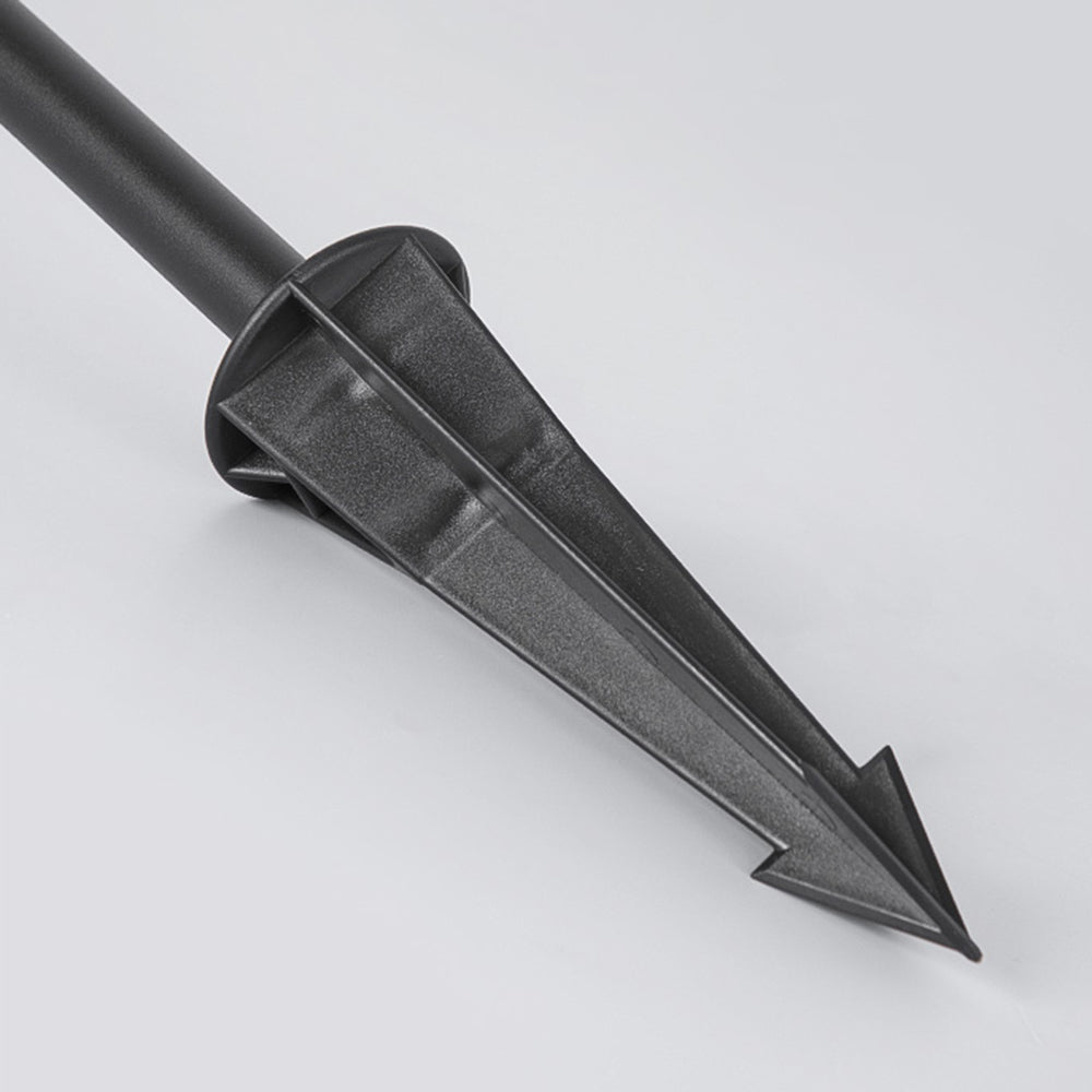 Arisha Modern Design LED Außenleuchte Solar Schwarz Garten Metall