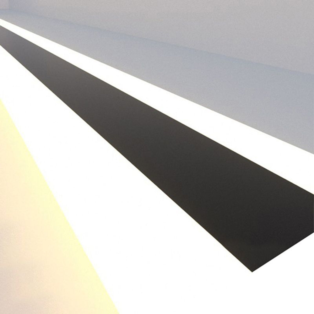 Arisha Minimalist Linear Metall/Acryl Wandleuchte, Badezimmer