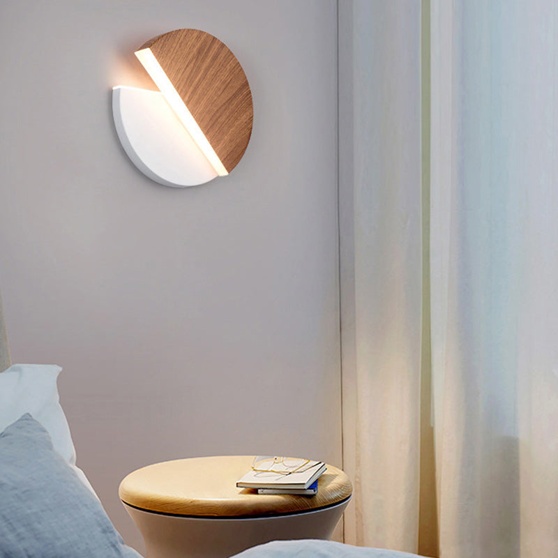 Drehbare Wandleuchte Schwarz/Weiß LED für Schlafzimmer & Wohnzimmer
