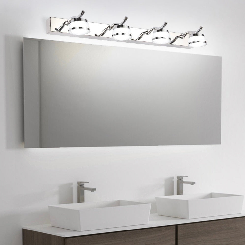 Arisha Modern Globe LED Wandleuchte Weiß Schlaf/Badezimmer Metall Acryl