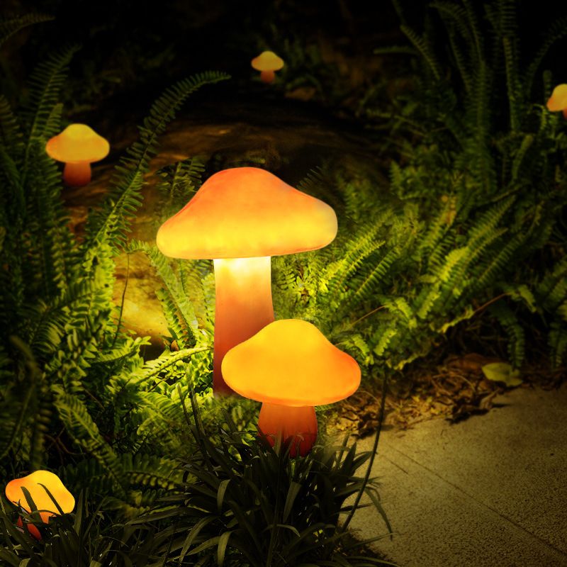 Ray Moderne LED Außenleuchte Garten/Terrasse Gelb Metall Solar