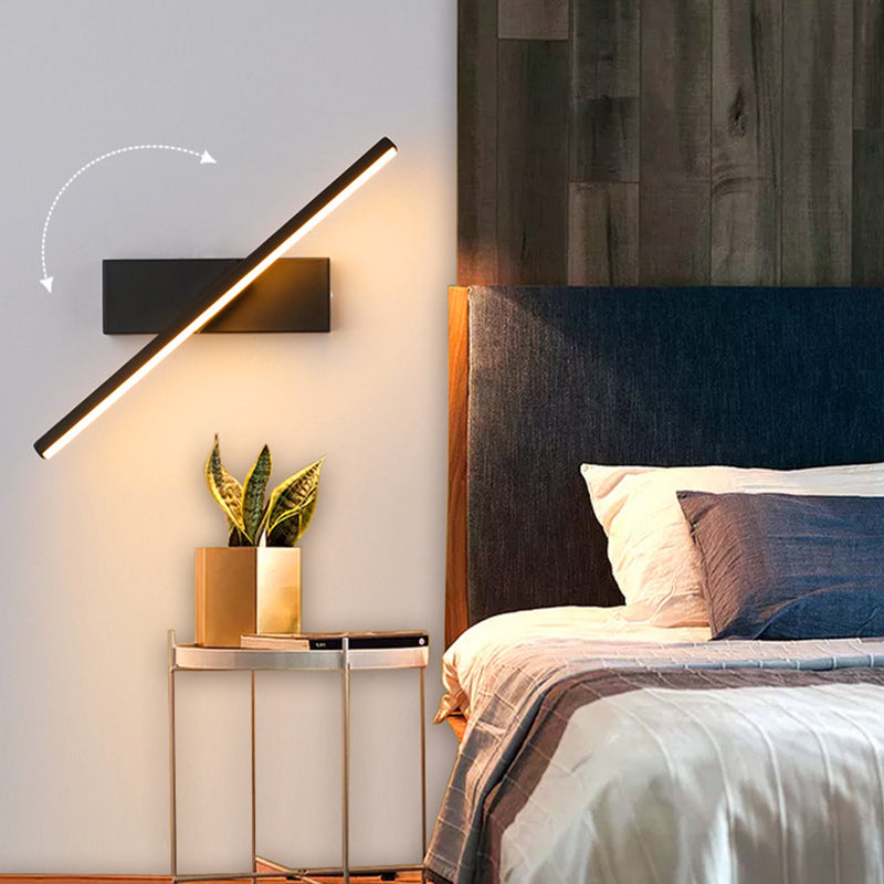 Ray Moderne Drehbar Wandleuchte Schwarz/Weiß Schlafzimmer
