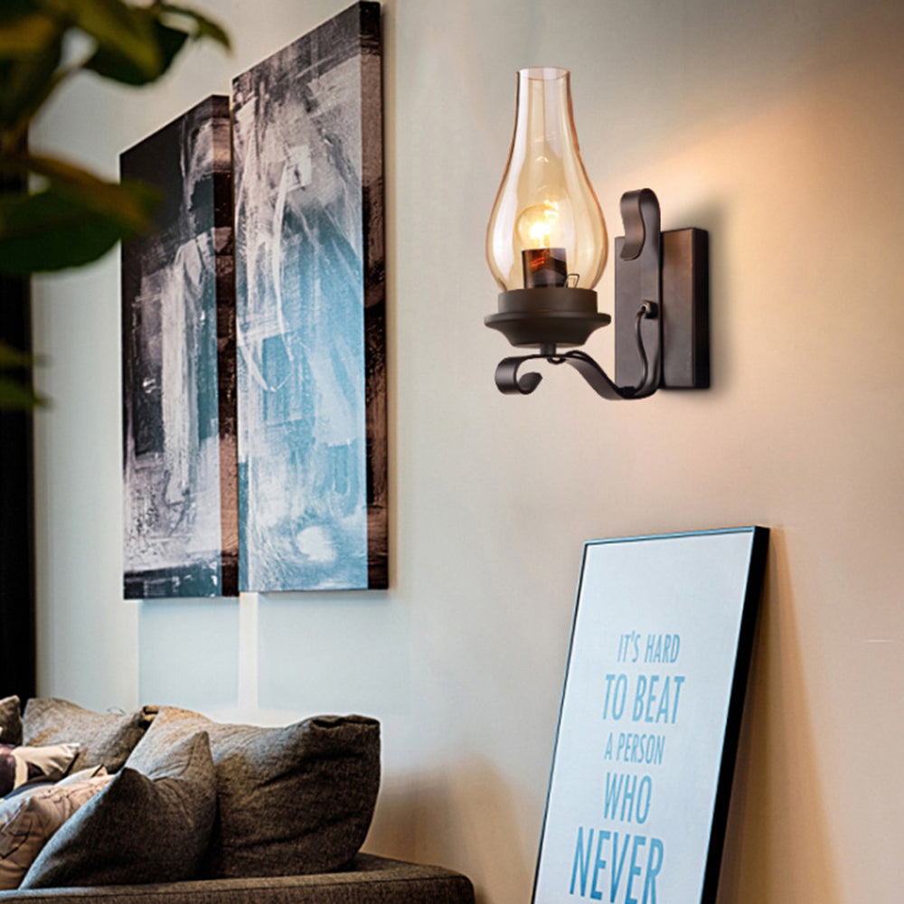Silva Designer LED Wandlampe Wohnzimmer/Schlafzimmer Holz/Metall