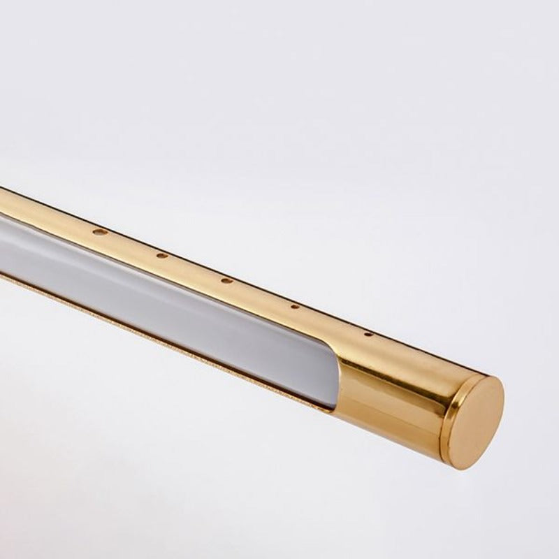 Arisha Modern Linear LED Wandleuchte Gold Badezimmer/Küche Metall Acryl