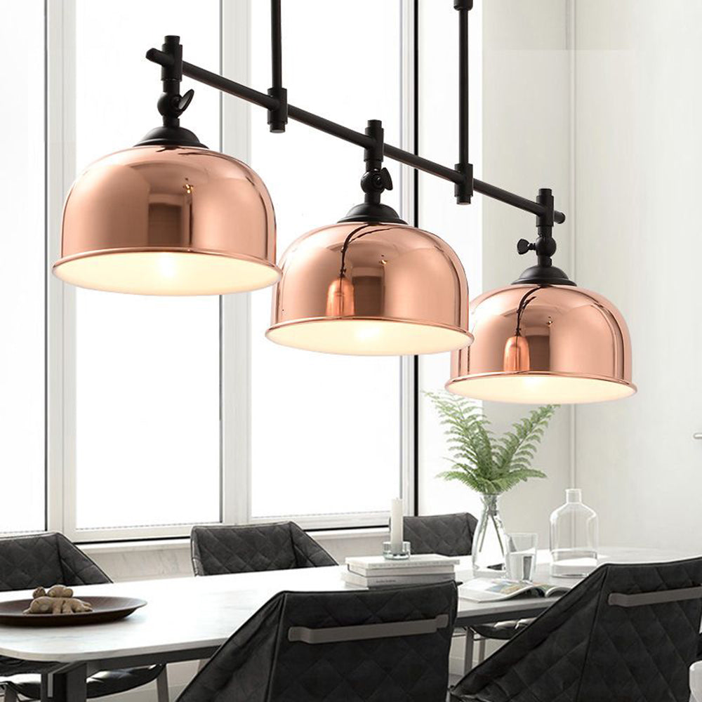 Kristy Modern Metall Kuppel Pendelleuchte, Kupfer