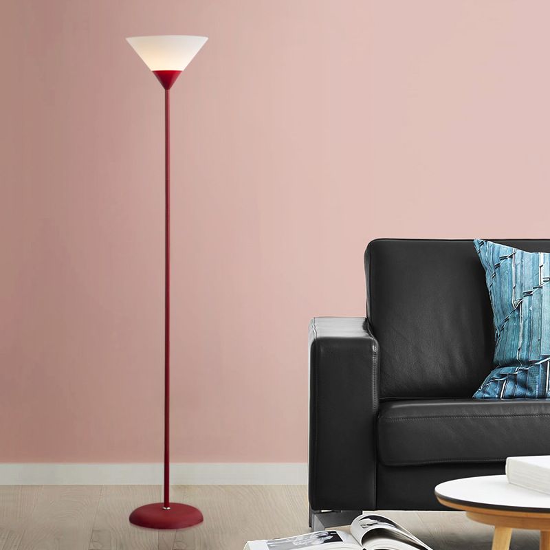 Valentina Modern Stehlampe, 5 Farben, Metall/Acryl, Cup, Schlafzimmer