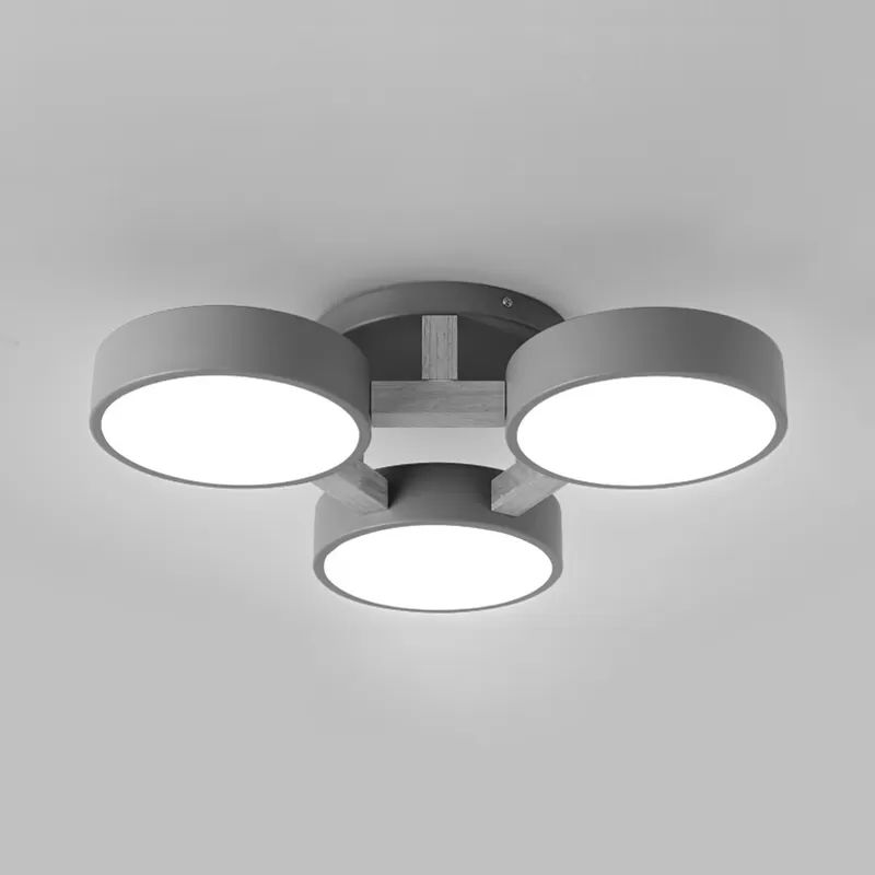 Aria Modern LED Deckenleuchte Weiß/Grün/Anthrazitgrau Wohn/Schlafzimmer Metall