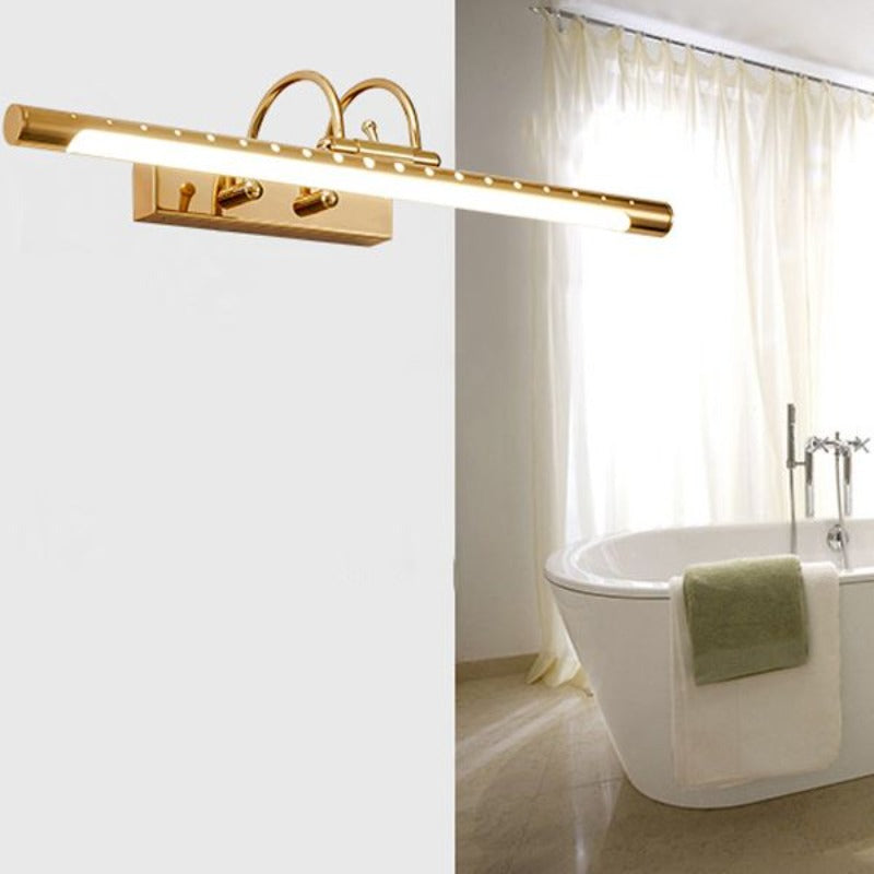 Arisha Modern Linear LED Wandleuchte Gold Badezimmer/Küche Metall Acryl