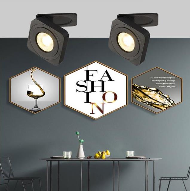 Arisha Modern LED Deckenleuchte Weiß/Schwarz Schlaf/Esszimmer/Flur