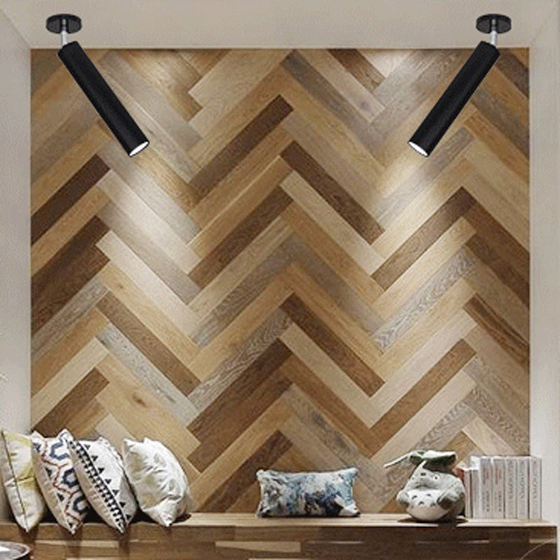 Arisha Modern LED Deckenleuchten Strahler Wohnzimmer, Schwarz Weiß, Metall