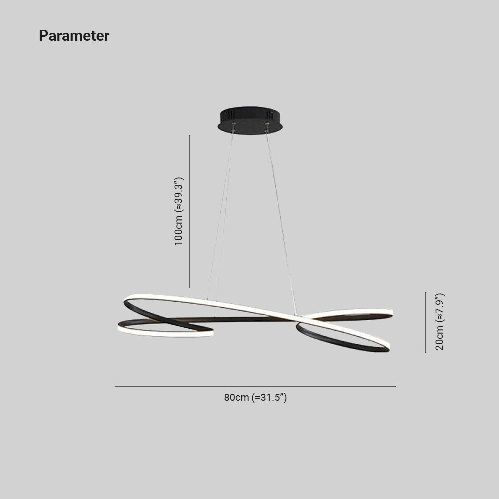 Arisha LED Modern Pendelleuchte Metall Wohnzimmer Esszimmer