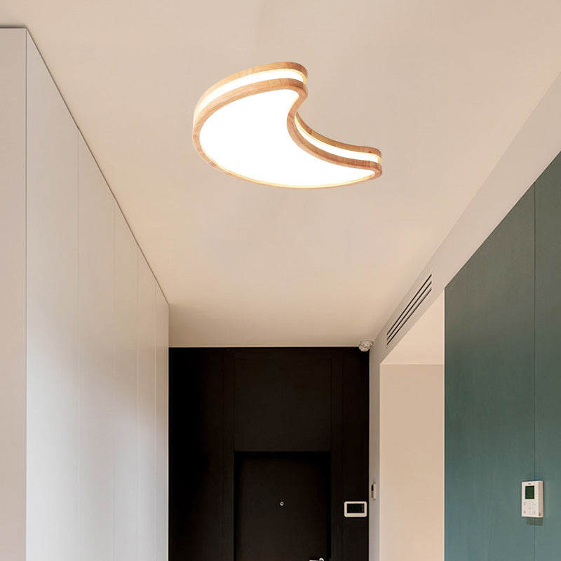 Aria Modern LED Sternenhimmel Deckenleuchte Holz Kinderzimmer