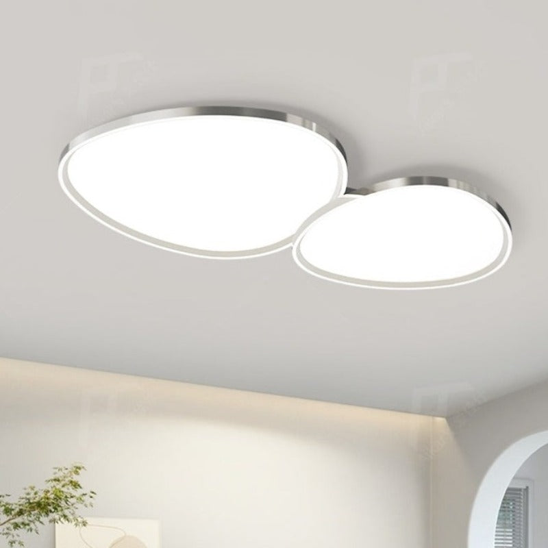 Arisha Modern LED Deckenleuchte Weiß Metall Schlaf Wohnzimmer-Letslighting