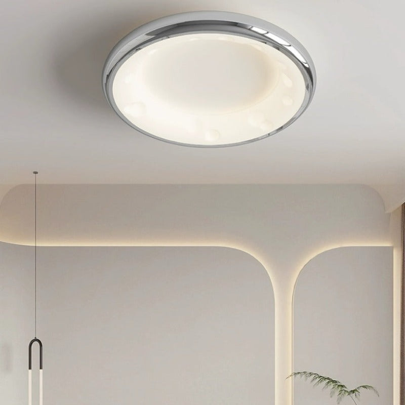 Arisha Modern LED Deckenleuchte Weiß Metall Schlaf Wohnzimmer