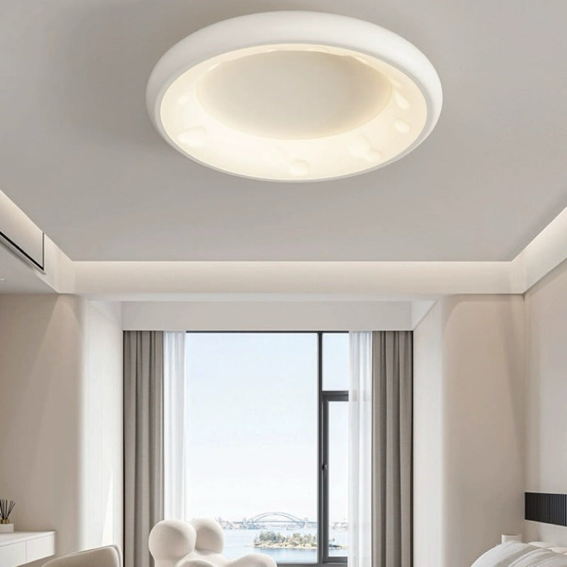 Arisha Modern LED Deckenleuchte Weiß Metall Schlaf Wohnzimmer