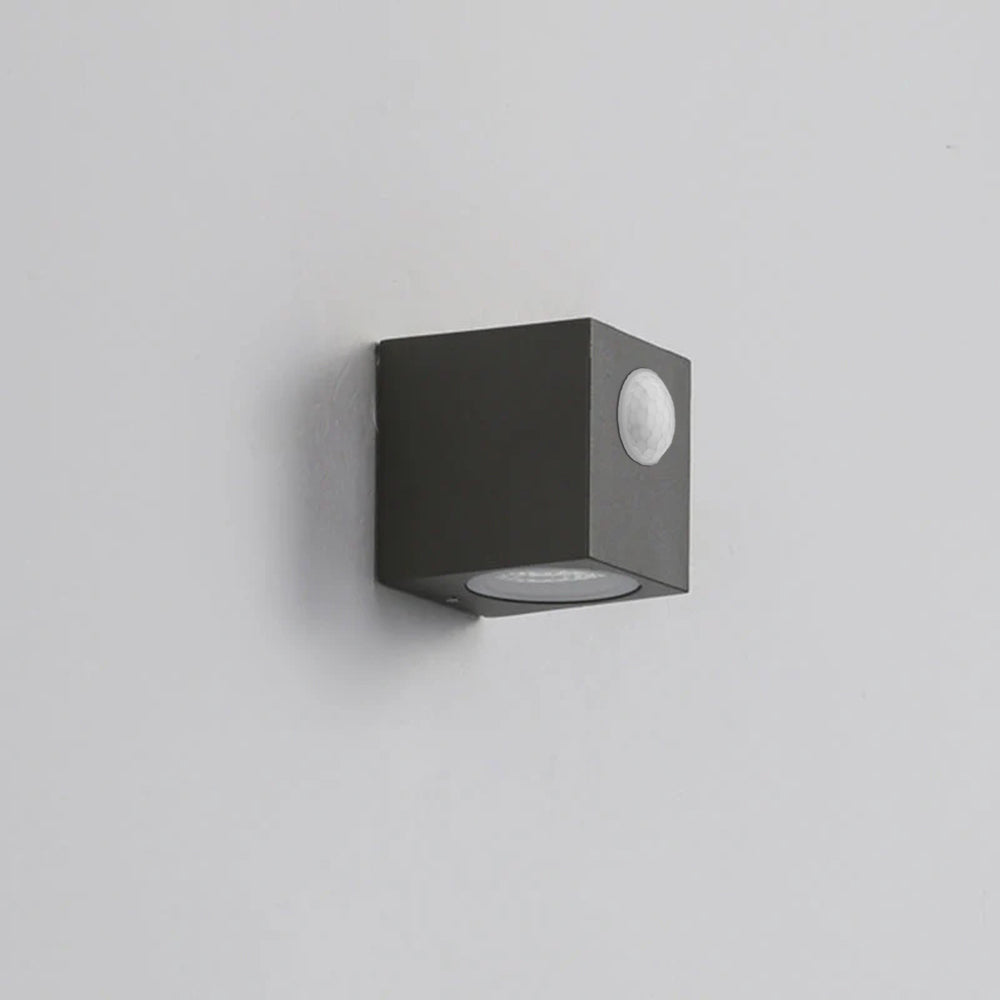 Ray Modern Rechteckige LED Außenwandleuchte Metall Glas Flur Garden