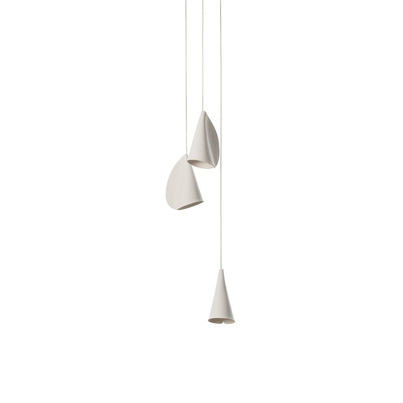 Olshaion Geometrische Keramik-Pendelleuchte-Letslighting