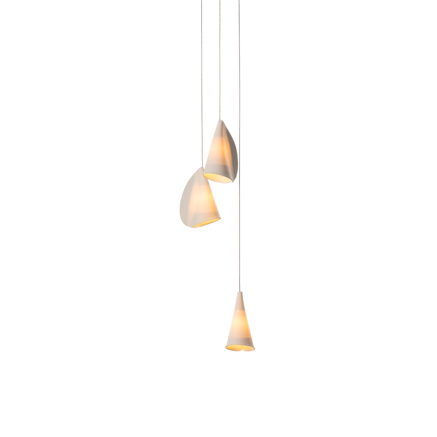 Olshaion Geometrische Keramik-Pendelleuchte-Letslighting
