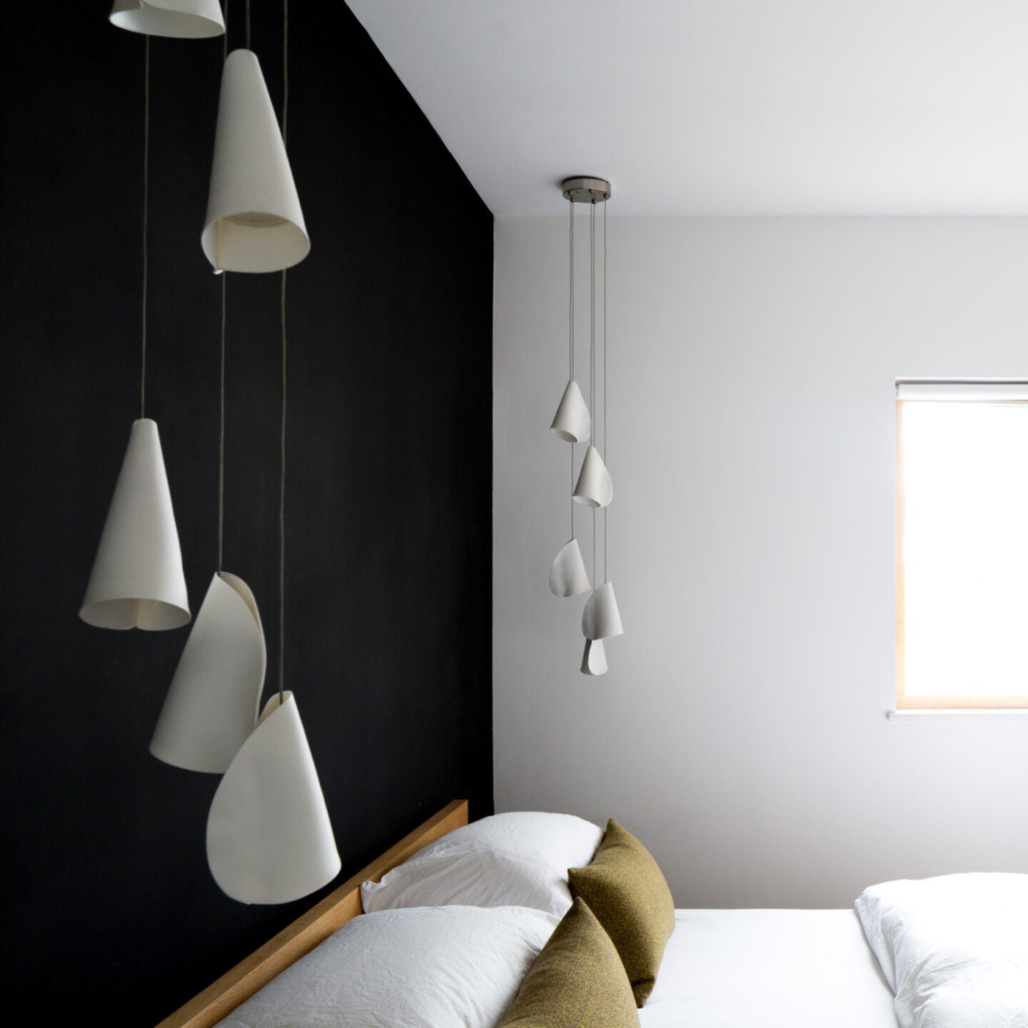 Olshaion Geometrische Keramik-Pendelleuchte-Letslighting