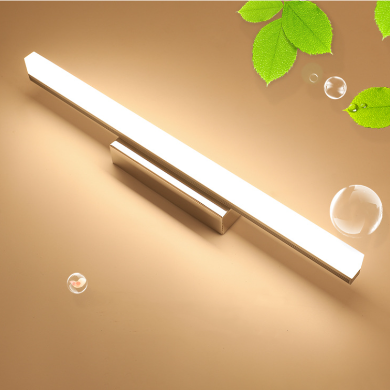 Arisha  Wandleuchte Innen  Spiegelfront  Linear Schwar Badezimmer