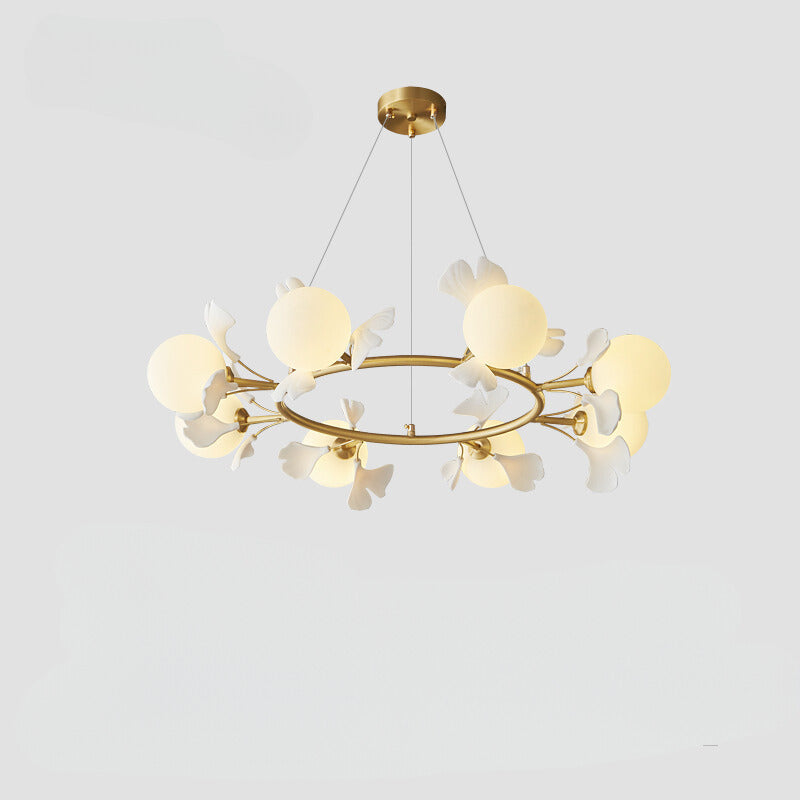 Olivia Luxus Minimalistisch Kronleuchter Kreative Blatt Glas Wohnzimmer