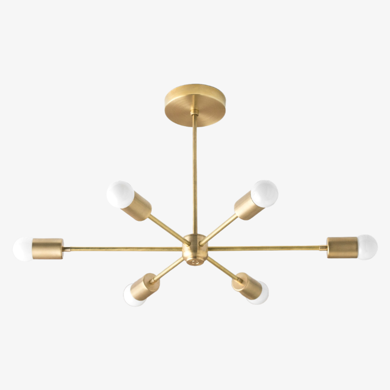 Mobilux Line Minimalistisches Design Metall-Pendelleuchte – Geometrische, moderne Lampe für den Essbereich