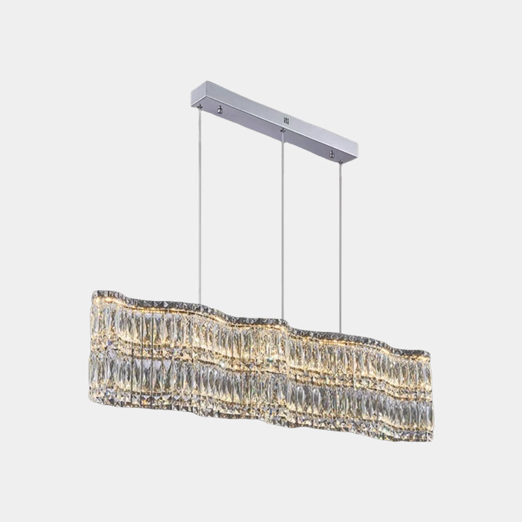 Kronleuchter Kristall LED Dimmbar Rund / Rechteck