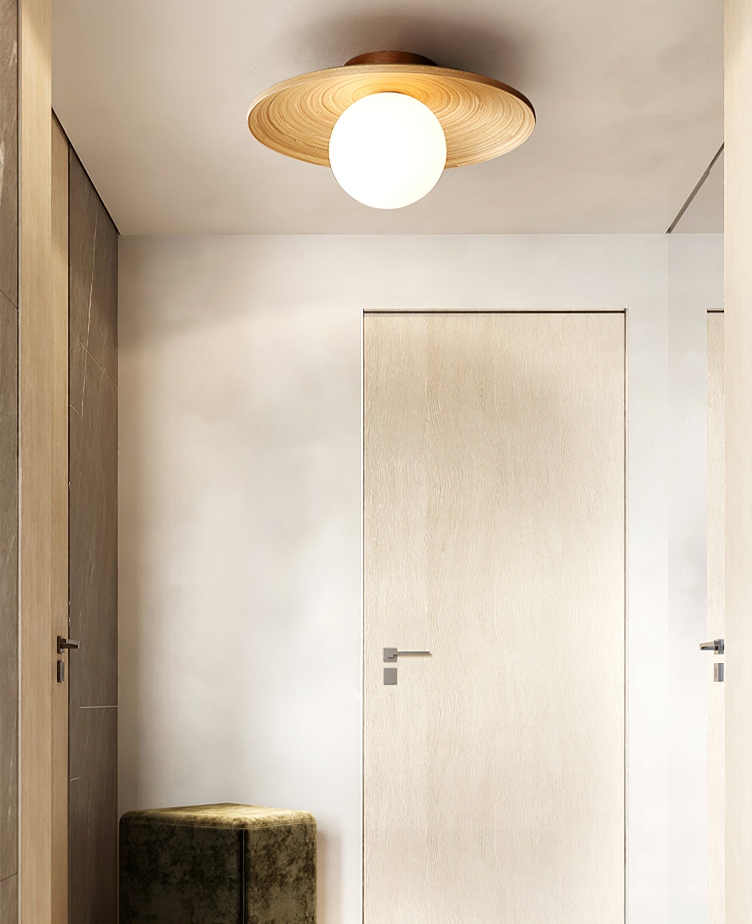 Lustra Deckenleuchte Soluna Wood Orbital-Letslighting