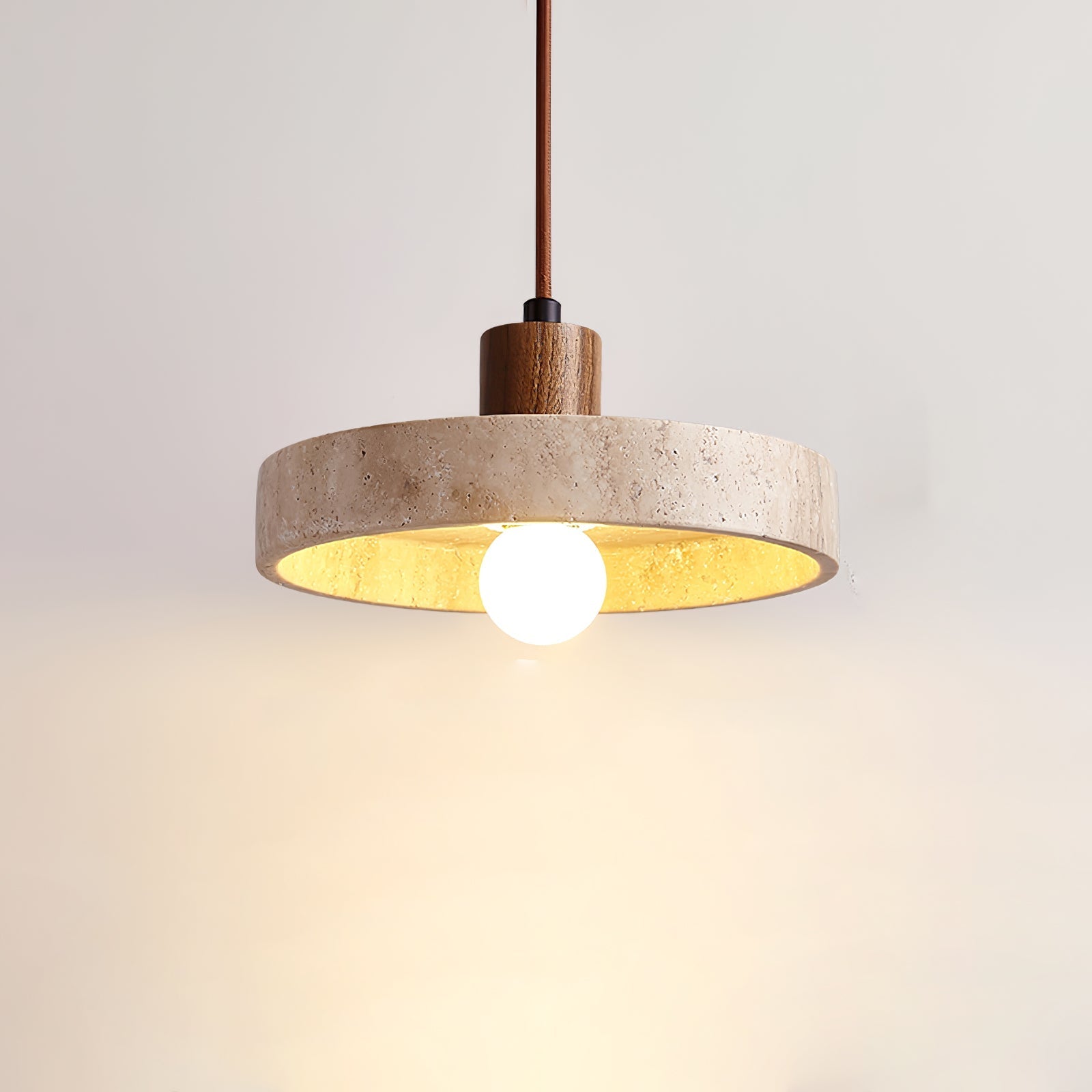 Evvynor Travertine Pendant Light - Neutralighting