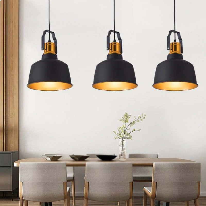 Silva Vintage Retro Industrielle LED Pendelleuchten Esszimmer