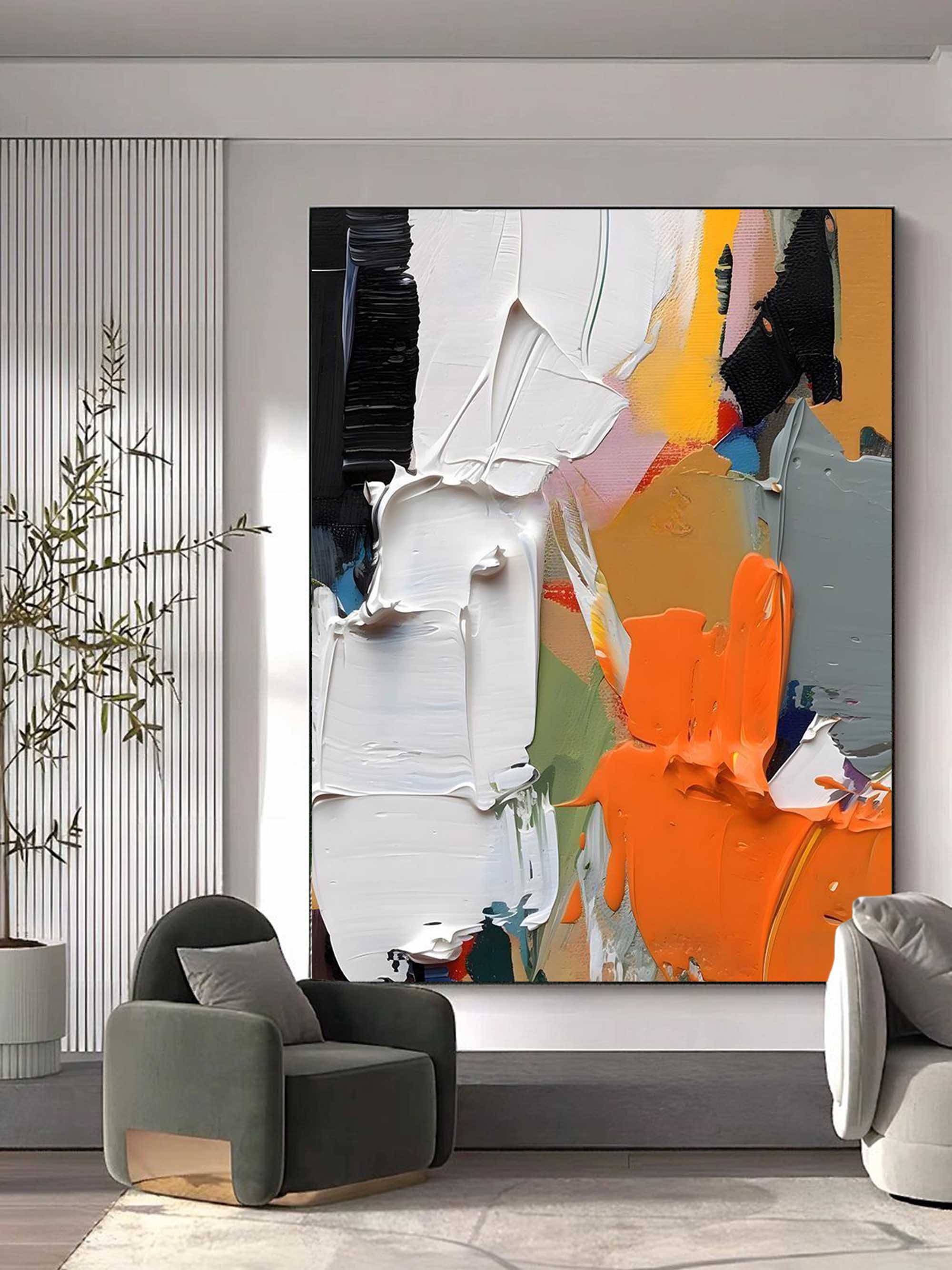 Ember Farbenfrohe Malerei Wandkunst-Letslighting