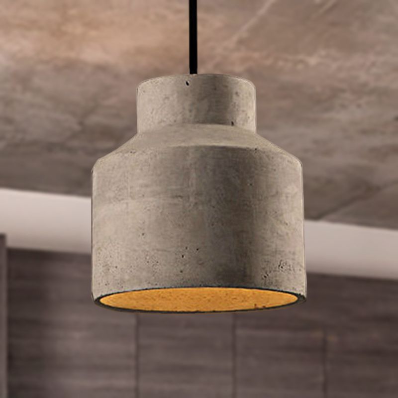 Avi Pendelleuchte Kuppelform, 2 Stile Metall/Zement