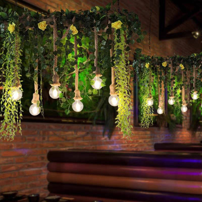 Ritta Pendelleuchte Natur Grün Wohn/Schlaf/Esszimmer-Letslighting