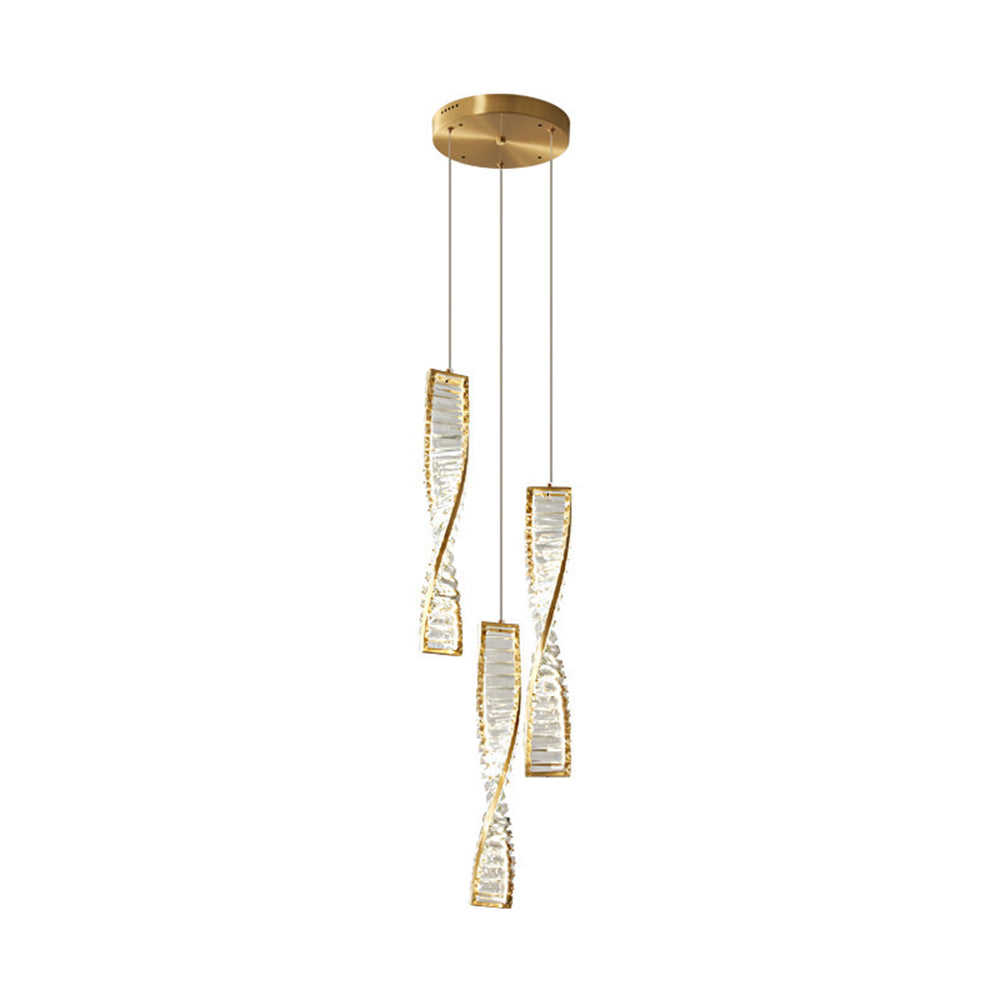 Kristy Moderne LED Pendelleuchte Schlafzimmer/Wohnzimmer Kristall