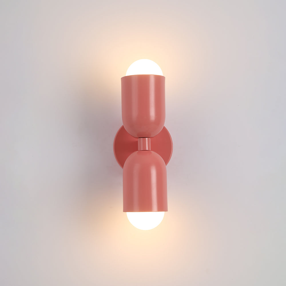 Aria  Wandleuchte 2 Flamming  Modern LED Schwarz Innen/Flur