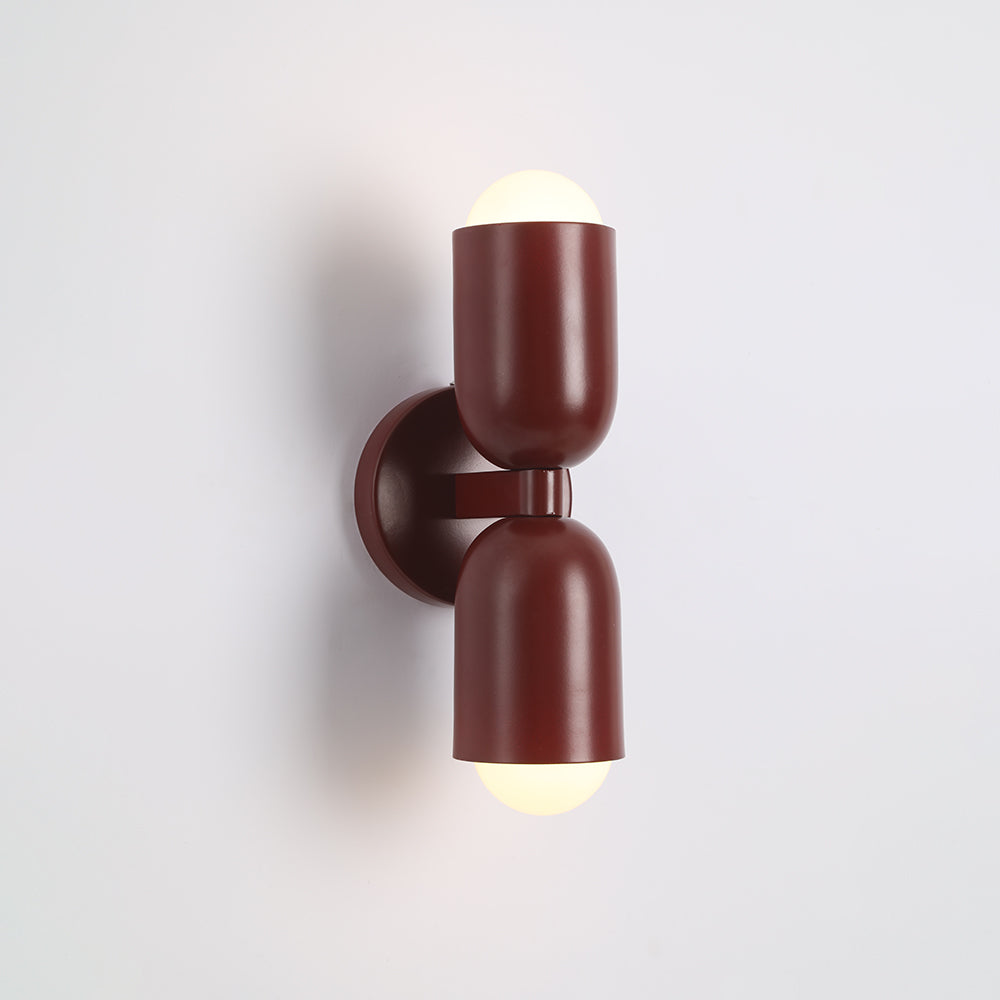 Aria  Wandleuchte 2 Flamming  Modern LED Schwarz Innen/Flur