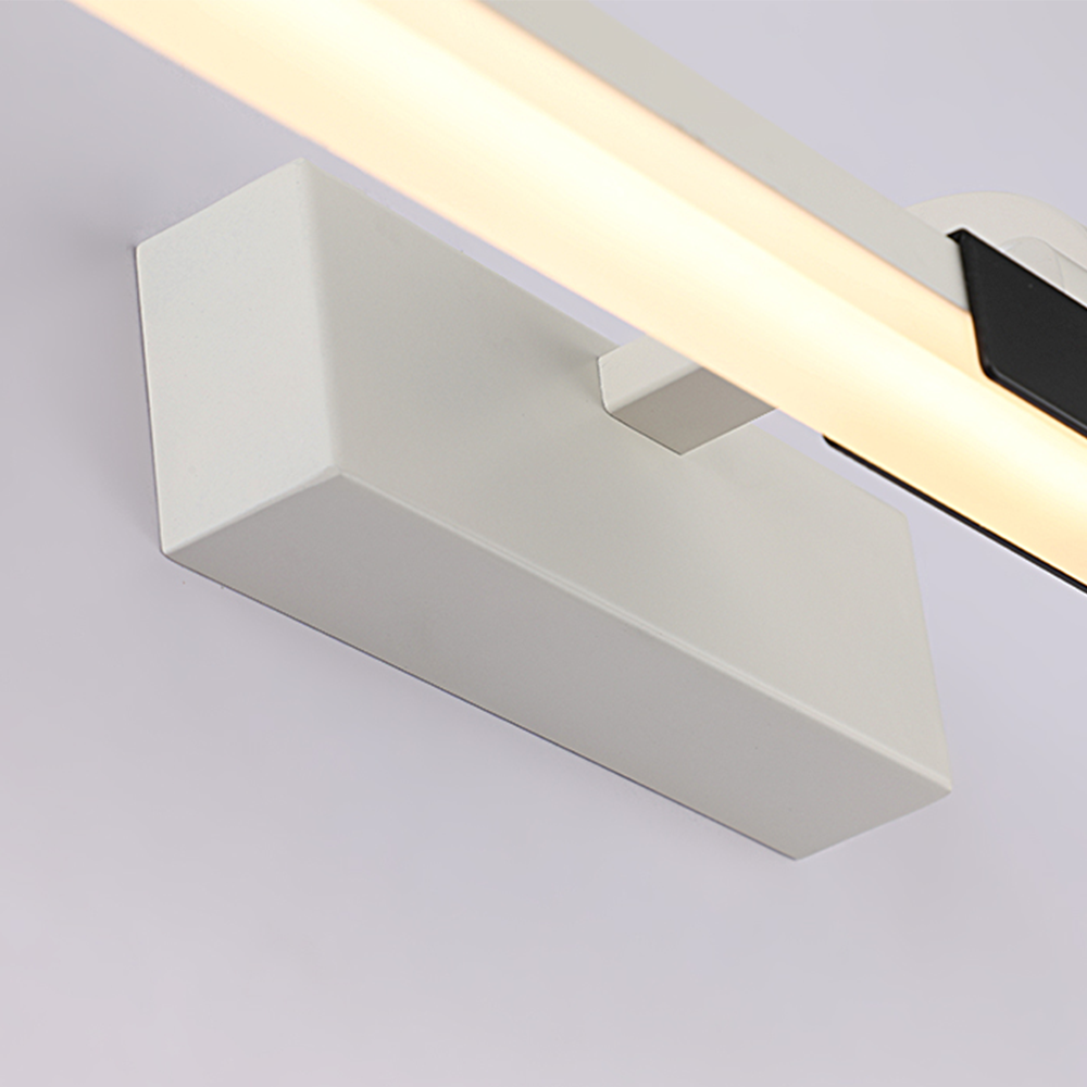 Arisha Modern Lineare LED Wandleuchte Schwarz/Weiß Bad/Wohnzimmer Metall-Letslighting