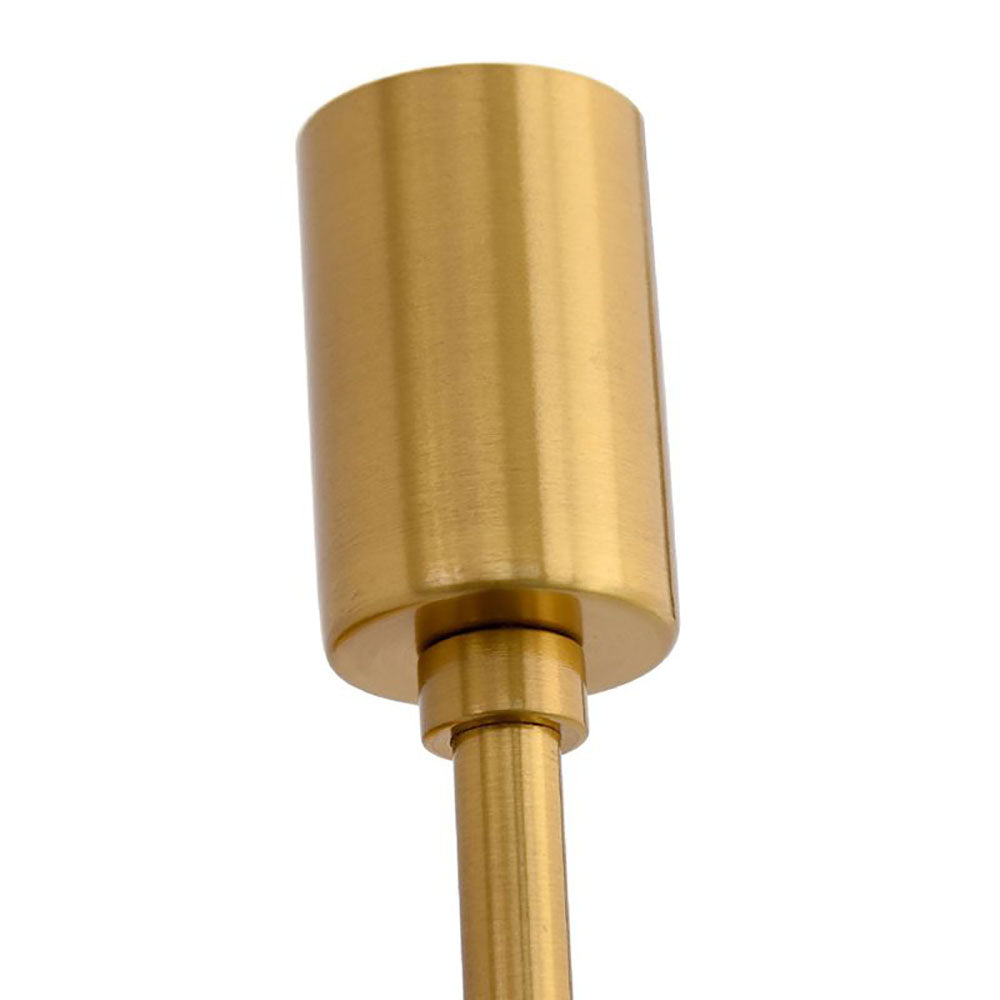 Silva Modern LED Wandleuchte Schwarz/Gold Wohnzimmer/Badezimmer