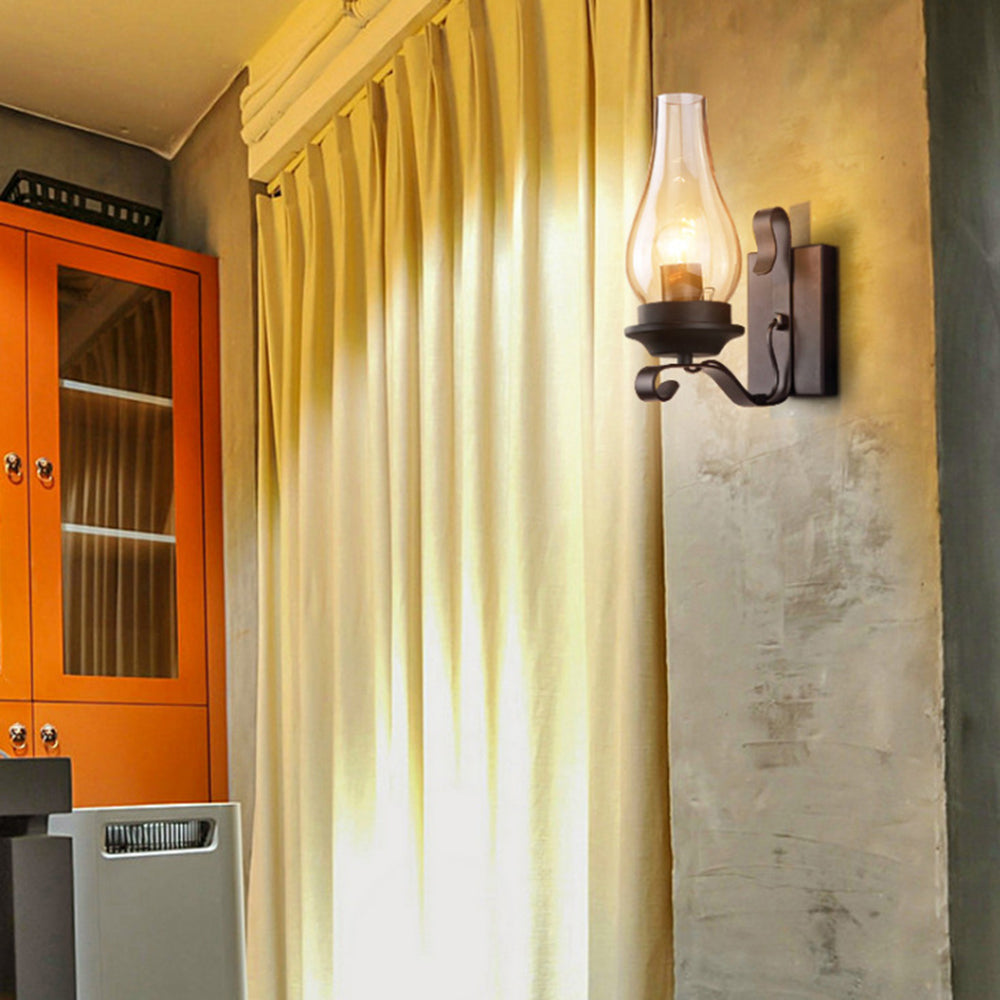 Silva Designer LED Wandlampe Wohnzimmer/Schlafzimmer Holz/Metall