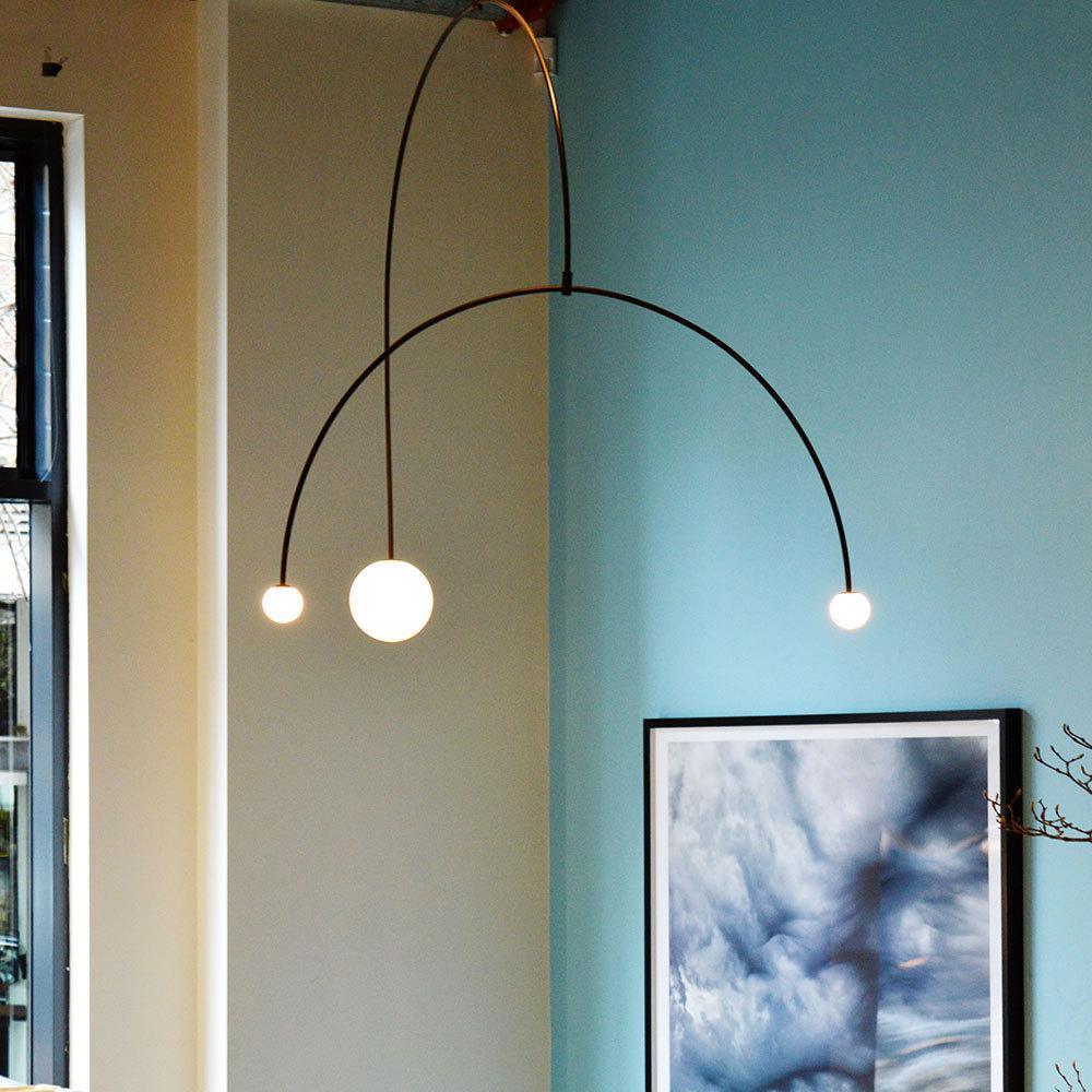 Lustra Kronleuchter Mobile Schwarz Minimalistisch-Letslighting